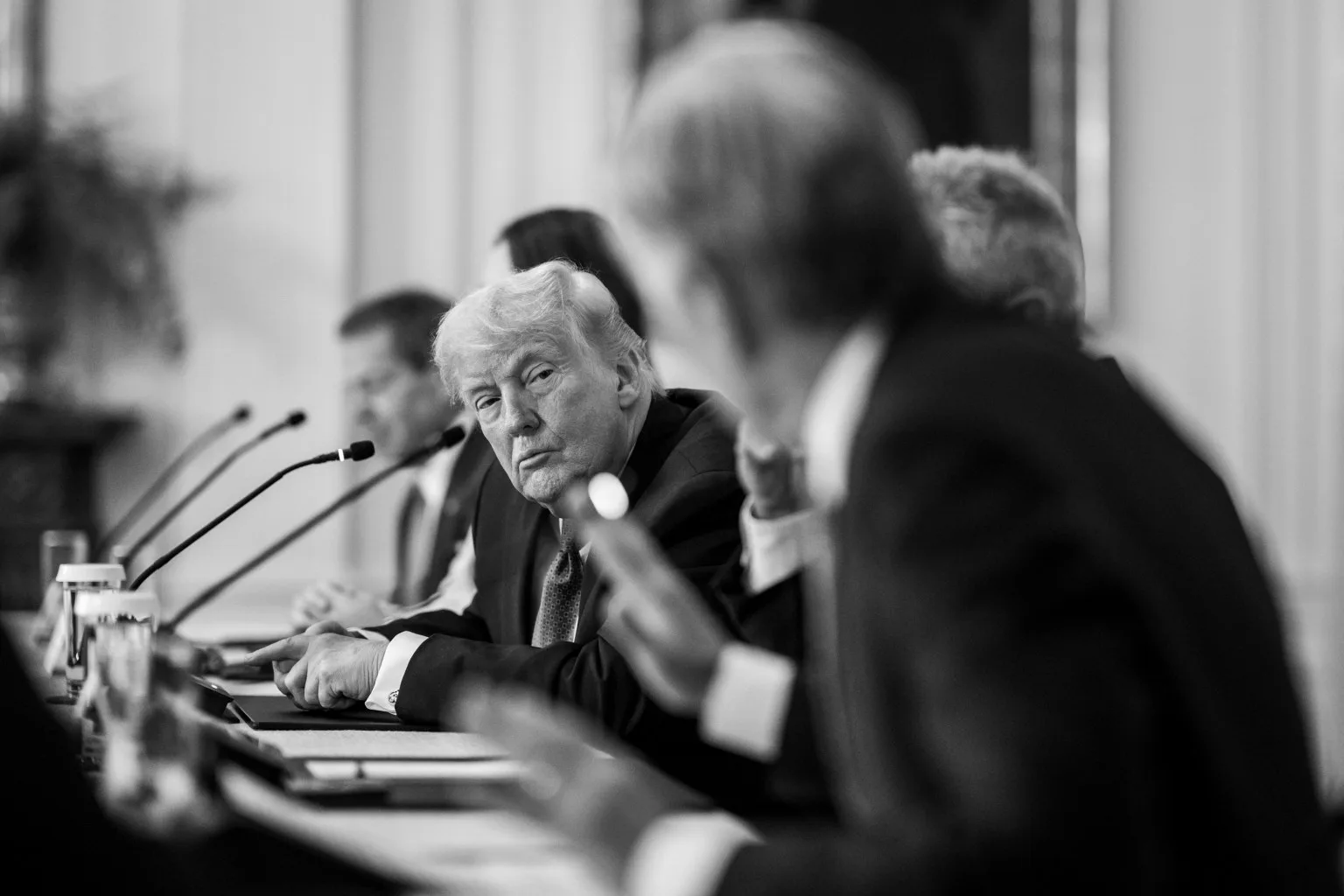 El presidente Donald Trump pronuncia un discurso en un evento sobre la transformación de la salud rural. Crédito: The White House Gallery