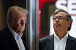 Donald Trump y Gustavo Petro en una composición fotográfica. Crédito: archivo