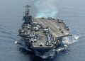 El USS Abraham Lincoln está próximo a llegar al Mar Arábigo (área CENTCOM). Créditos: Open Source Intel (@Osint613)