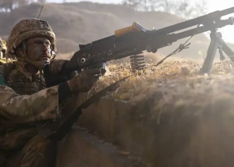 4.º Batallón del Regimiento de Paracaidistas. Crédito: Ejército Británico