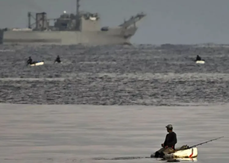 El buque de la Armada Mexicana ARM Papaloapan llega a la bahía de La Habana con ayuda humanitaria. Créditos: YAMIL LAGE / AFP