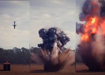 Prueba de fuego real de la Fuerza Aérea de Estados Unidos