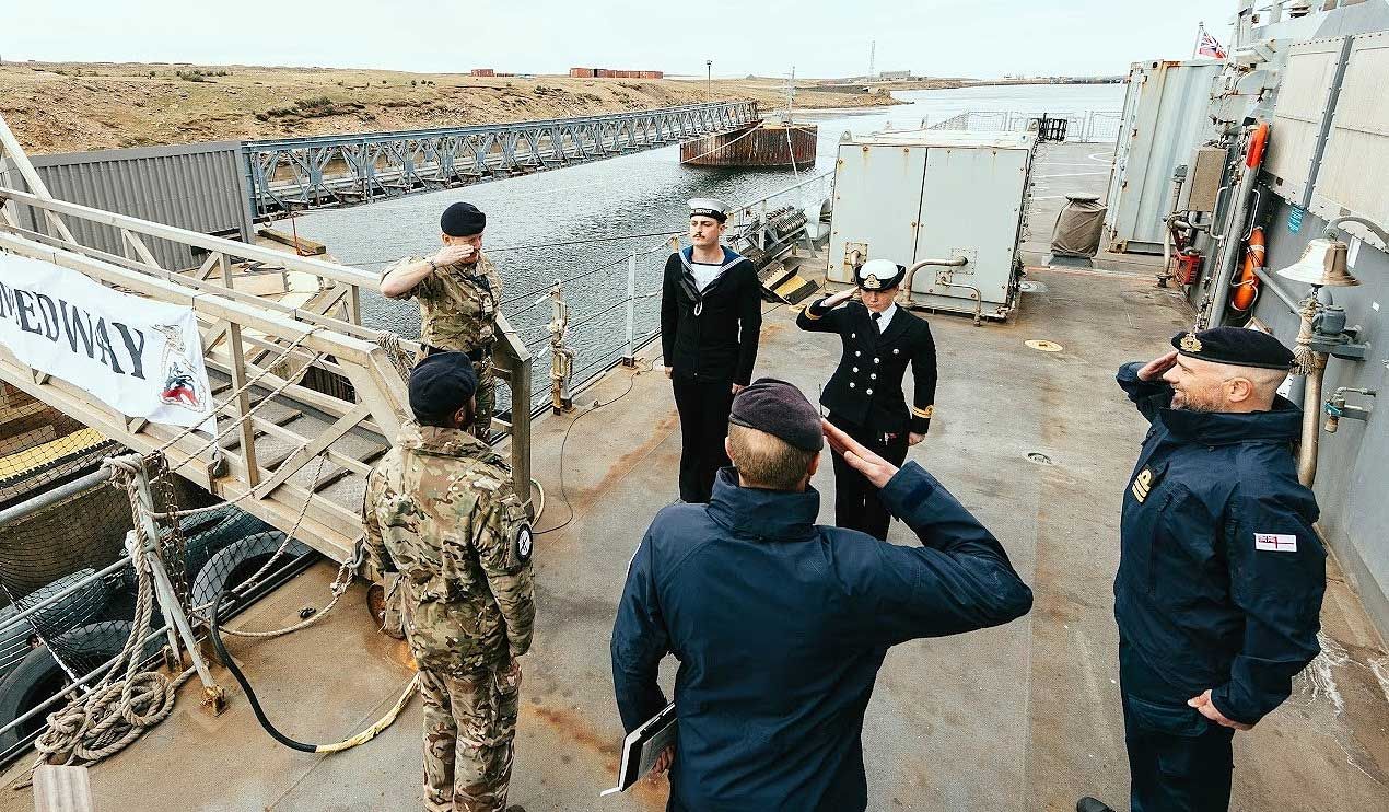 Fuerzas Británicas de las Islas del Atlántico Sur (BFSAI). Mercopress.