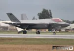 F35A de Vermont que llegaron a Morón esta tarde tras un corto vuelo desde Rota. Crédito: Daniel Ferro