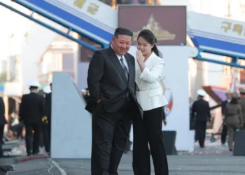 Kim Jong-un y su hija, Ju-ae