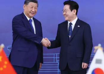 Presidentes de China y Corea del Sur