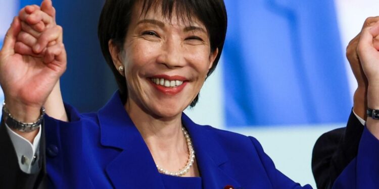 Primera ministra de Japón Sanae Takaichi