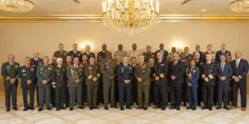 Jefes militares reunidos en el Pentágono. Créditos: @thejointstaff