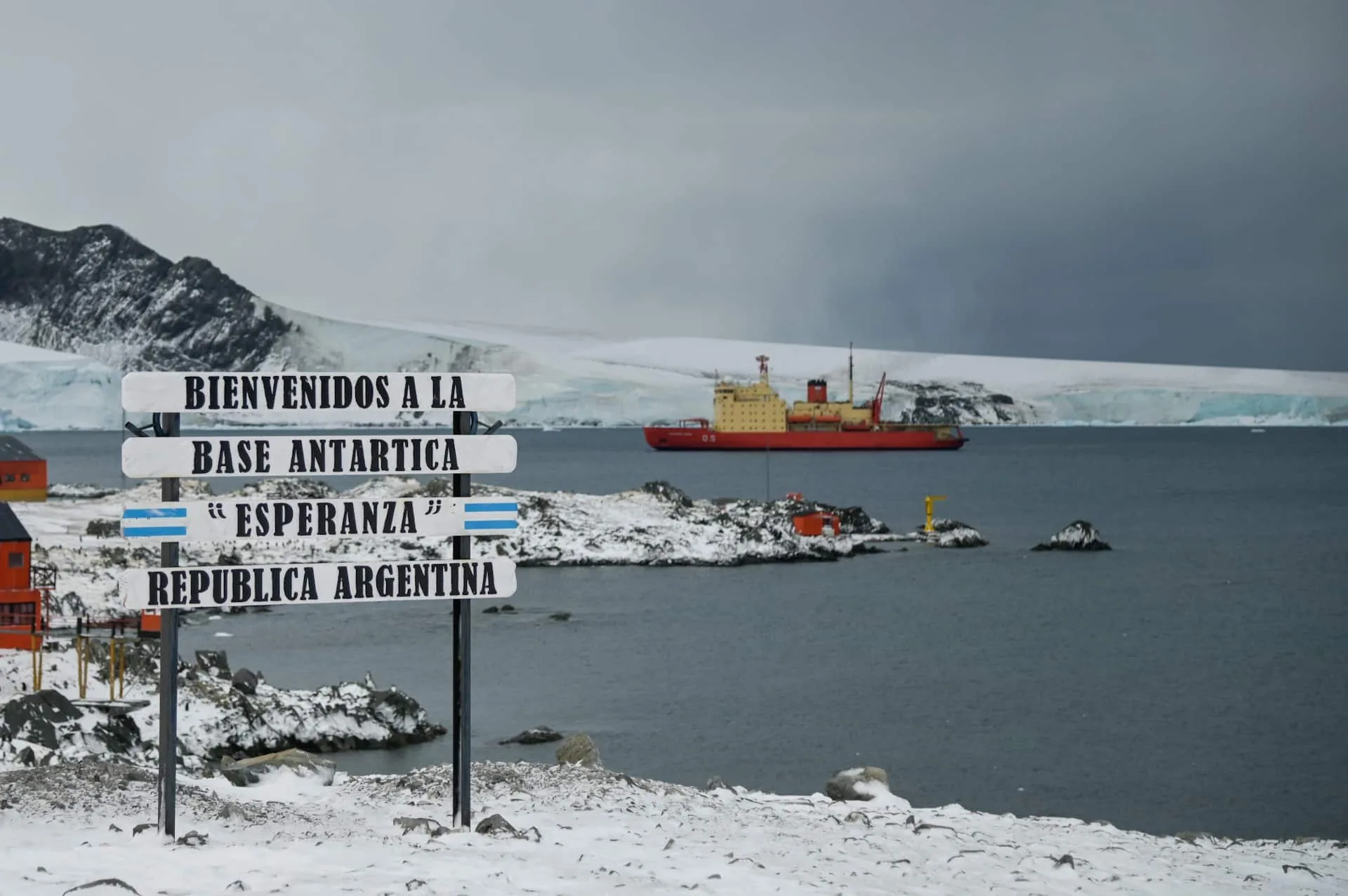 Base Esperanza Antártida Argentina. Crédito: Presidencia 