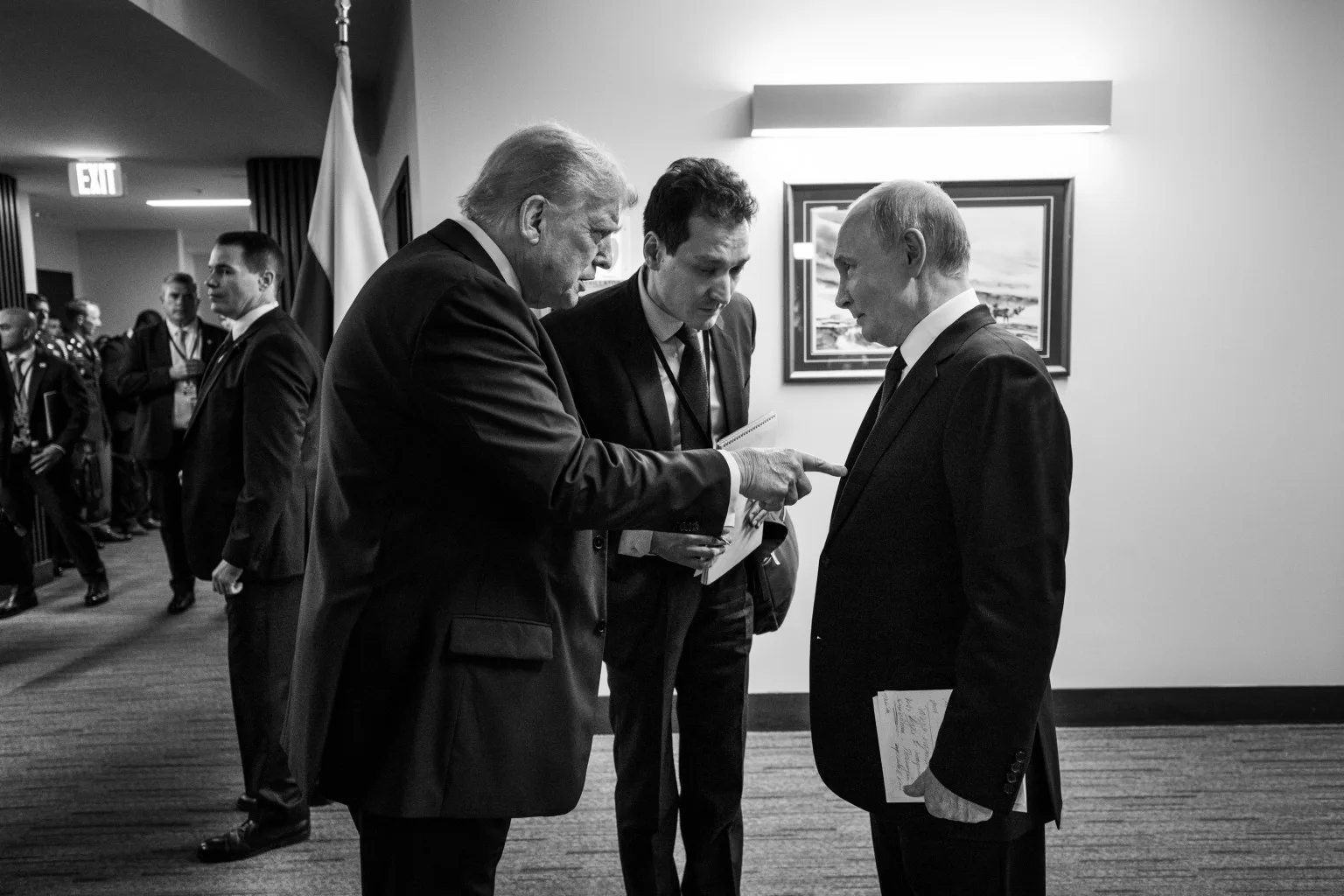 El presidente Donald Trump se reúne con el presidente ruso Vladimir Putin en la Base Conjunta Elmendorf Richardson en Anchorage, Alaska/ Créditos: The White House Gallery