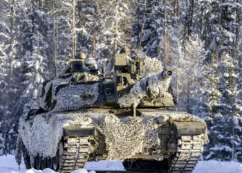 Tanque Challenger 2 del ejército británico en Estonia