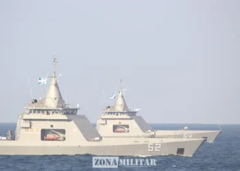 ARA Piedrabuena (P-52) y ARA Contraalmirante Cordero (P-54) en el Ejercicio GRingo Gaucho con la Armada de EE.UU. Crédito: Zona Militar