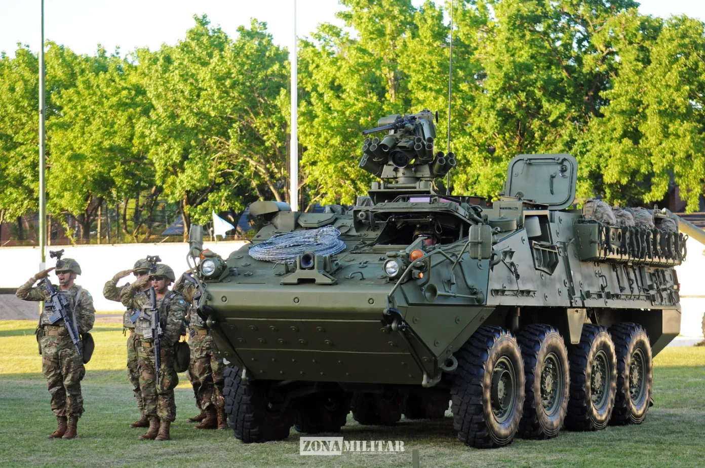 Otra incorporación fueron los Stryker – Ejército Argentino – Zona Militar