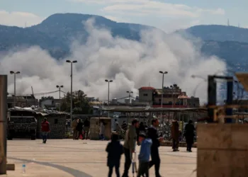 Imagen tomada en Beirut, Líbano, tras un ataque de Israel el 9 de marzo de 2026. Créditos: REUTERS