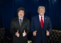 El presidente de EE.UU., Donald Trump, con el presidente de la República Argentina, Javier Milei. "Ha hecho un gran trabajo", destacó Trump/ Crédito: Cuenta oficial del Departamento de Estado de EE.UU. en español.