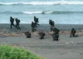 Fuerzas Armadas de Taiwán en un ejercicio bajo el lema de "Desde las olas hasta la orilla, todo es nuestro dominio", publicado por el Ministerio de Defensa el día 27 de octubre de 2025. Créditos: Ministerio de Defensa de Taiwán.
