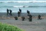 Fuerzas Armadas de Taiwán en un ejercicio bajo el lema de "Desde las olas hasta la orilla, todo es nuestro dominio", publicado por el Ministerio de Defensa el día 27 de octubre de 2025. Créditos: Ministerio de Defensa de Taiwán.