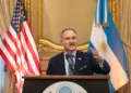 Peter Lamelas, embajador de Estados Unido. Créditos: Cuenta X del embajador.