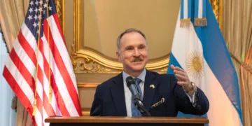 Peter Lamelas, embajador de Estados Unido. Créditos: Cuenta X del embajador.