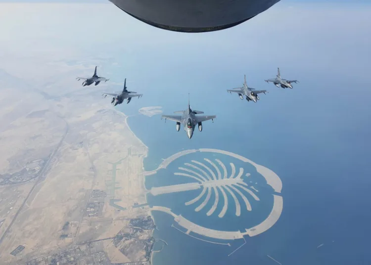 F-16 turcos participando del ejercicio Indus Shield-2024, organizado por Pakistán en la base aérea Mushaf/Sargodha/ Créditos: Ministerio de Defensa Nacional de la República de Turquía.