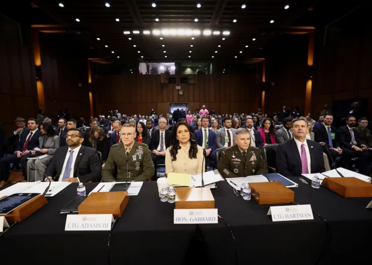 La directora de Inteligencia Nacional (DNI) Tulsi Gabbard
