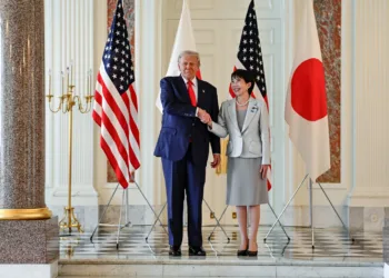 El presidente Donald Trump participa en una reunión bilateral con la primera ministra japonesa, Sanae Takaichi. Créditos: The White House Gallery