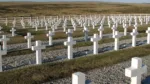 Imagen del Cementerio de Darwin-Islas Malvinas. Créditos/Archivo