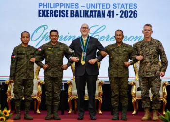 Presentación de los ejercicios anuales Balikatan en Filipinas. Creditos-EFE