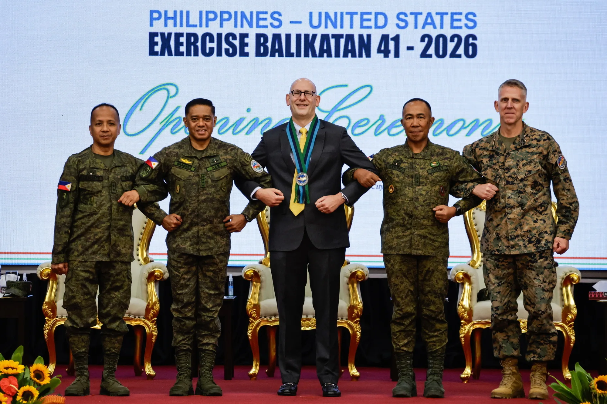 Presentación de los ejercicios anuales Balikatan en Filipinas. Creditos-EFE