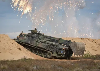 Ejercicio Thunder Strike 2025 en Lituania cuyo objetivo fue el entrenamiento en tareas de ingeniería de combate. Créditos: Cuenta oficial de las Fuerzas Armadas de Lituania.