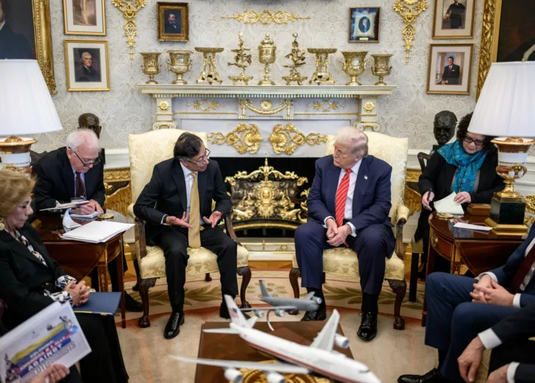 El post de la Casa Blanca anuncia la reunión entre el presidente Donald Trump y el presidente colombiano Gustavo Petro en la Casa Blanca el 3 de febrero de 2026. Créditos: Casa Blanca.