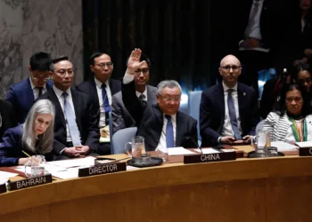 Fu Cong sobre el Proyecto de Resolución del Consejo de Seguridad de la ONU sobre el Estrecho de Ormuz. Créditos: Permanent Mission of the People's Republic of China to the United Nations.