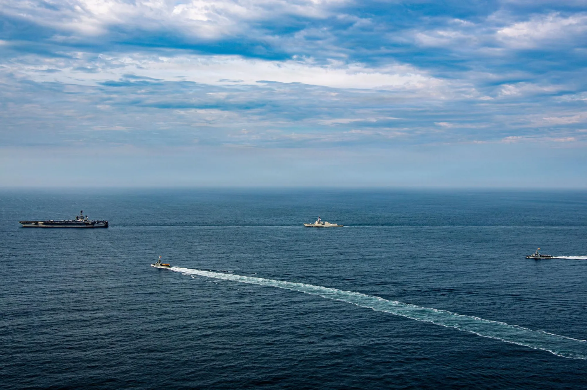 Designado oficialmente como Southern Seas 2026, el despliegue del portaaviones en aguas sudamericanas brindará una nueva oportunidad a las armadas del continente para la realización de actividades combinadas en el marco de ejercicios del tipo PASSEX. Créditos: Armada de los Estados Unidos.