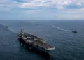 Nimitz está desplegado como parte de Southern Seas 2026, que busca mejorar la capacidad, potenciar la interoperabilidad y fortalecer las asociaciones marítimas con países de toda la región mediante intercambios y cooperación conjuntos, multinacionales e interinstitucionales. Créditos: Armada de los Estados Unidos.