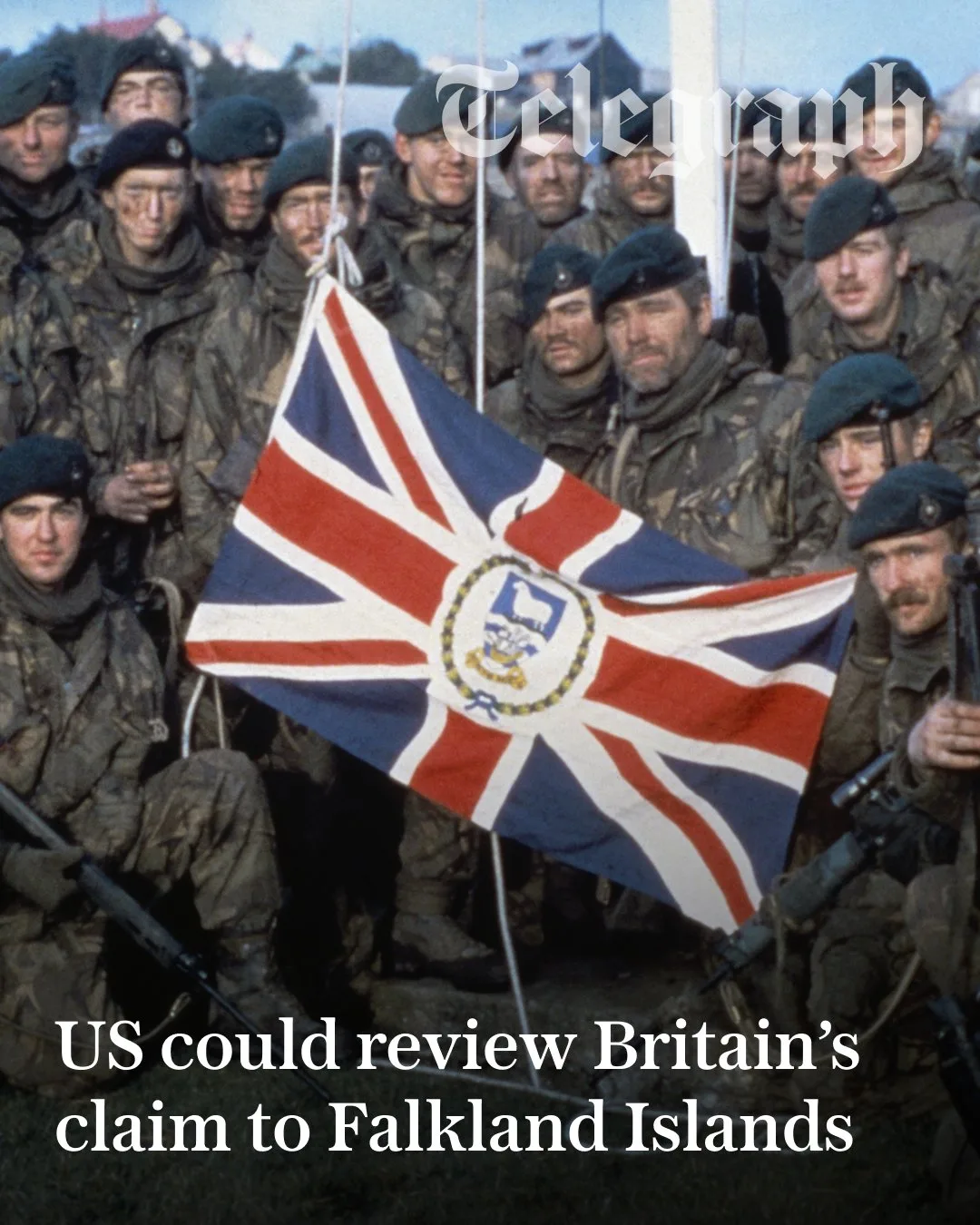 "Estados Unidos podría revisar la reclamación de Gran Bretaña sobre las Islas Malvinas como castigo por su falta de apoyo a la guerra contra Irán". Créditos: The Telegraph.