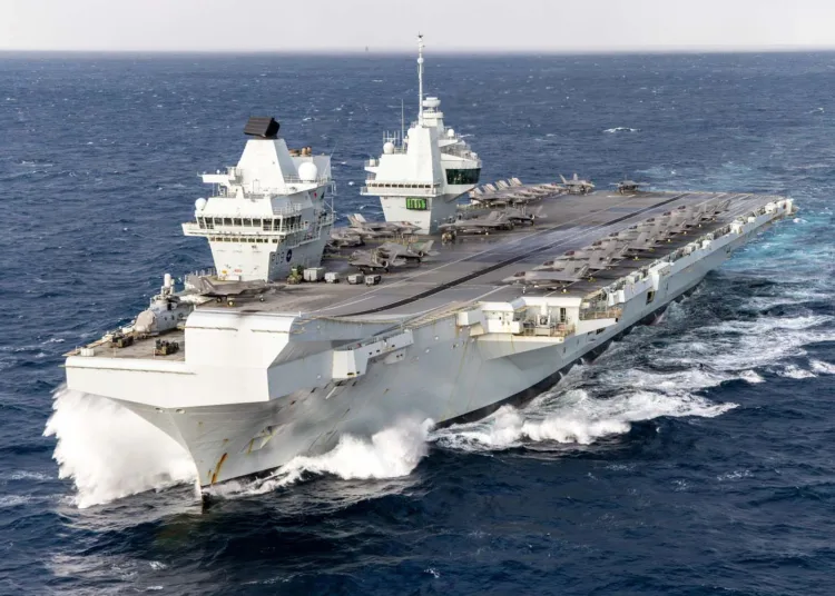 El portaaviones HMS Prince of Wales. Crédito: Real Armada Británica