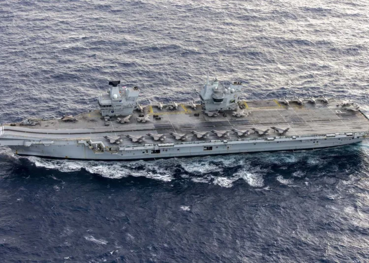 El portaaviones HMS Prince of Wales. Crédito: Real Armada Británica