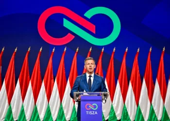 Peter Magyar, líder del partido opositor Tisza