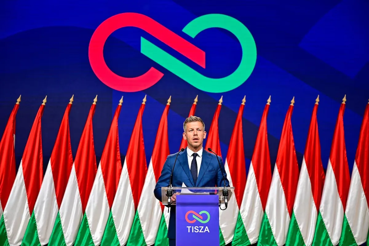 Peter Magyar, líder del partido opositor Tisza