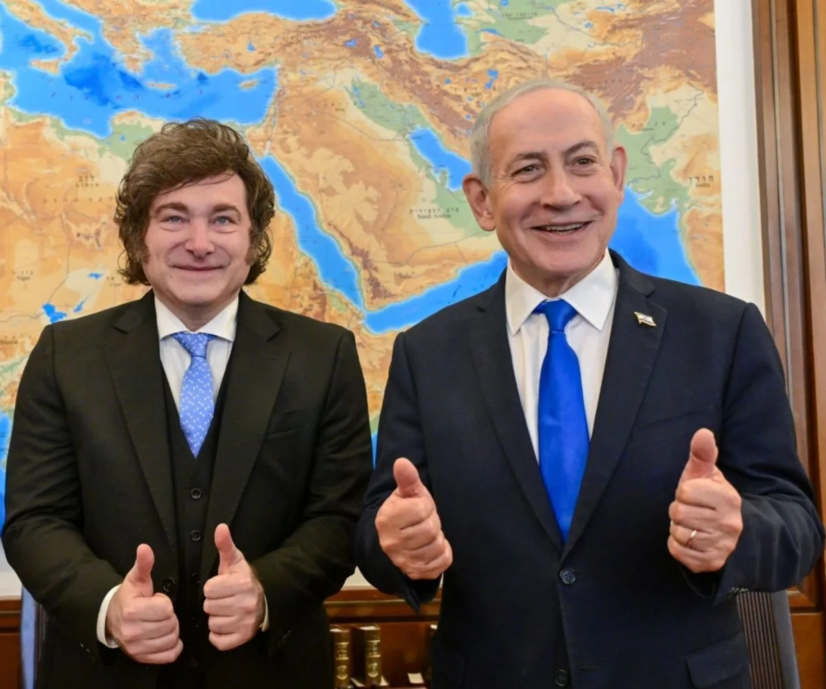 Javier Milei y Benjamin Netanyahu