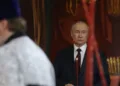 Putin celebra la Pascua Ortodoxa