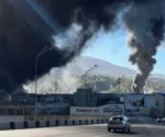 Bombardeo de Ucrania sobre Tuapsé, en Rusia