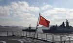 Una flota naval china que participa en el ejercicio militar conjunto China-Rusia Joint Sea 2022 zarpa de un puerto militar en Zhoushan, provincia de Zhejiang, en el este de China, el 20 de diciembre de 2022. Foto: Xinhua