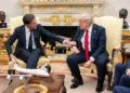 El presidente Donald Trump se reúne con el secretario general de la OTAN, Mark Rutte. Créditos: Galería de la Casa Blanca.