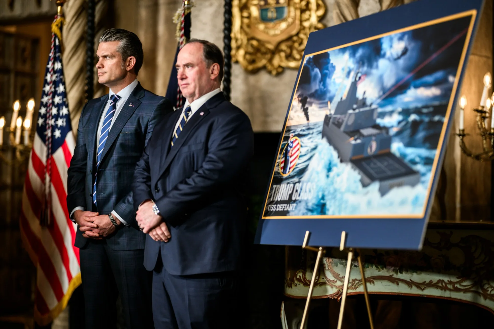 Esta es la imagen oficial publicada por la Casa Blanca (fechada el 22 de diciembre de 2025) que acompaña el anuncio de la “Golden Fleet”. Créditos: The White House Gallery Archive.