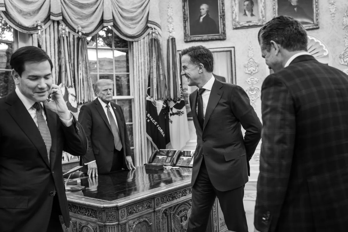 El presidente Donald Trump se reúne con el secretario general de la OTAN, Mark Rutte. Créditos: The White House, Washington, Gallery.