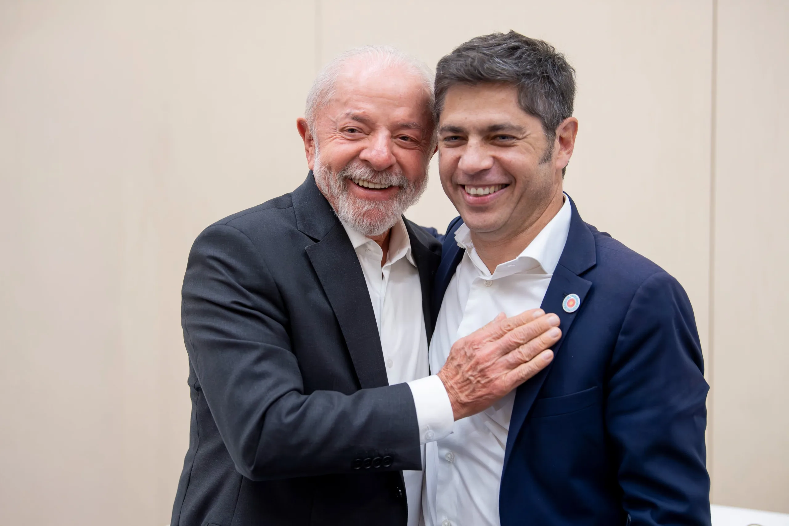 El presidente de Brasil, Luiz Inacio Lula da Silva, junto al gobernador de la provincia de Buenos Aires, Axel Kicillof. Fuente: Instagram (@LulaOficial)
