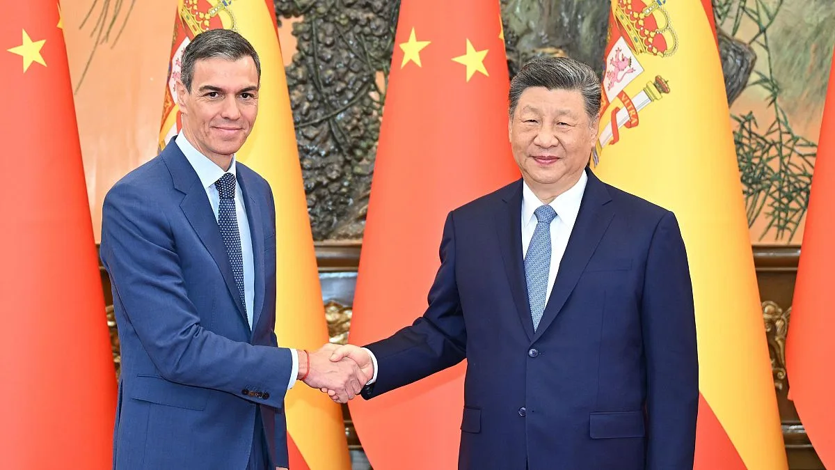 El presidente de España, Pedro Sánchez, se reúne con Xi Jinping. Fuente: agencias