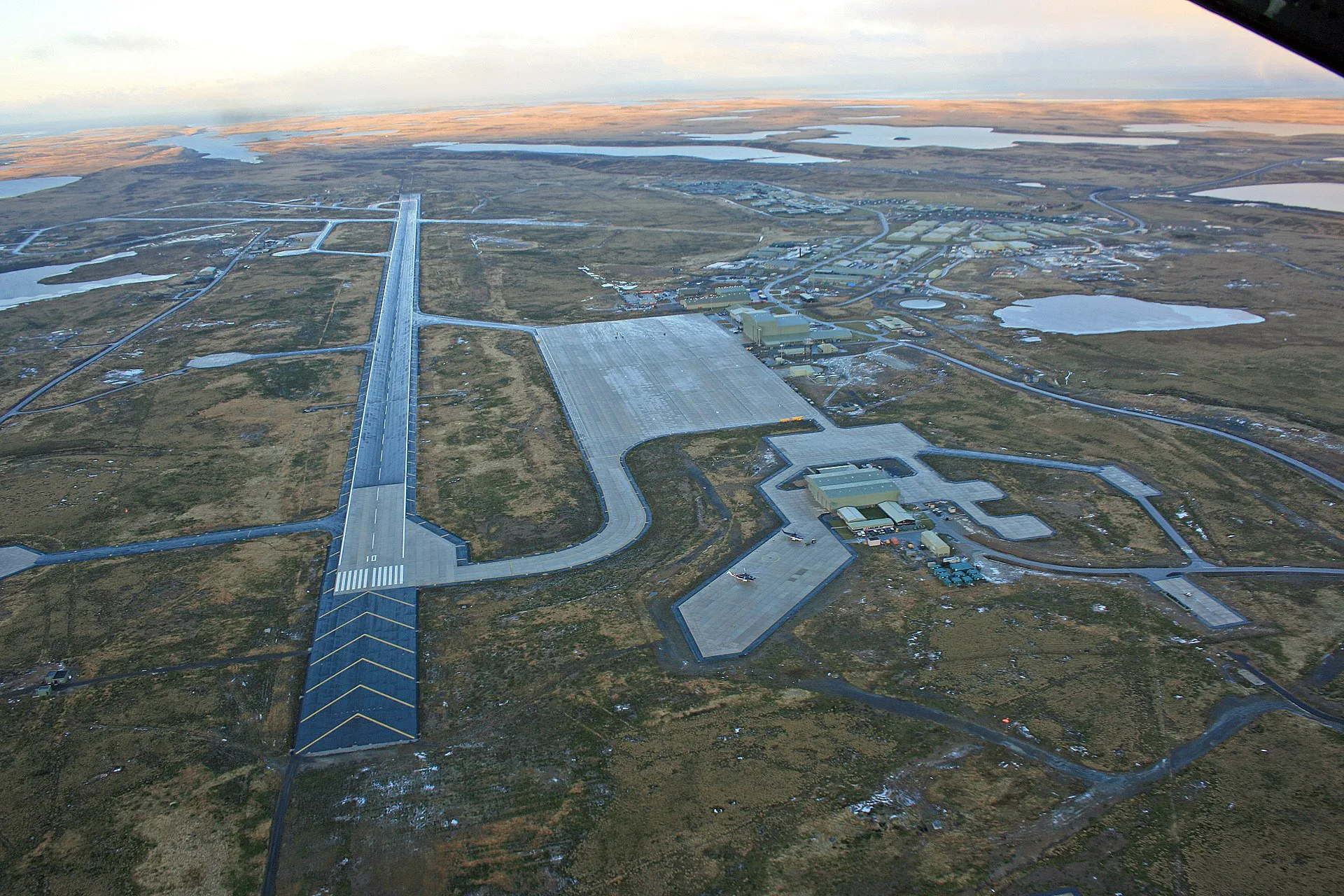 RAF Mount Pleasant, base aérea de la Royal Air Force. Créditos: