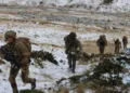 2.º Escuadrón de Apoyo Cercano en el ejercicio militar en las Islas Malvinas. Crédito: 1.º Regimiento RLC